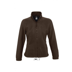 SOL'S Női kabát SOL'S SO54500 Sol'S north Women - Zipped Fleece Jacket -S, Dark Chocolate