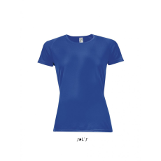 SOL'S Női póló SOL'S SO01159 Sol'S Sporty Women - Raglan-Sleeved T-Shirt -XS, Royal Blue