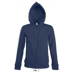 SOL'S Női pulóver SOL'S SO47900 Sol'S Seven Women - Jacket With Lined Hood -S, French Navy