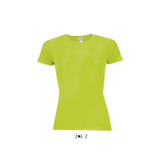 SOL'S Női raglános rövid ujjú sport póló, SOL'S SO01159, Neon Green-M