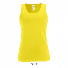 SOL'S Női SOL'S SO02117 Sol'S Sporty Tt Women - Sports Tank Top -XS, Neon Yellow