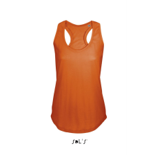 SOL&#039;S Női ujjatlan sporthátú trikó SO00579, Burnt Orange-M női trikó
