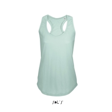 SOL'S Női ujjatlan sporthátú trikó SO00579, Jade Green-XL