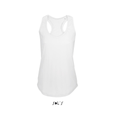 SOL&#039;S Női ujjatlan sporthátú trikó SO00579, White-L női trikó