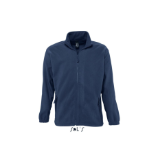 SOL'S NORTH cipzáras férfi polár pulóver SO55000, Navy-3XL