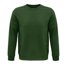 SOL'S organikus környakas pulóver frottír béléssel SO03574, Bottle Green-L