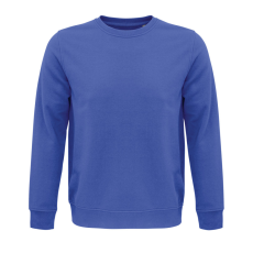 SOL'S organikus környakas pulóver frottír béléssel SO03574, Royal Blue-2XL