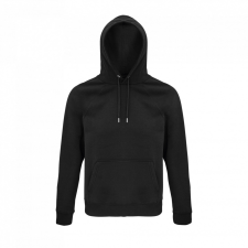 SOL'S organikus unisex kapucnis pulóver SO03568, Black-3XL női pulóver, kardigán