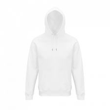 SOL'S organikus unisex kapucnis pulóver SO03568, White-3XL női pulóver, kardigán