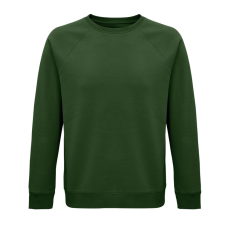 SOL'S organikus unisex környakas pulóver SO03567, Bottle Green-M