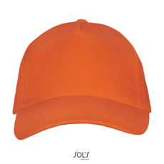 SOL'S pamut 5 paneles baseball sapka SO00594, Orange-U