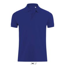 SOL'S PHOENIX férfi galléros sztreccs póló SO01708, Ultramarine-S férfi póló