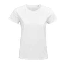 SOL'S PIONEER rövid ujjú Női póló organikus pamutból SO03579, White-L