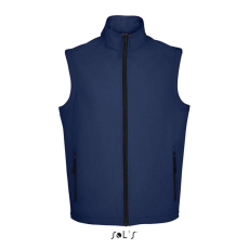 SOL'S RACE cipzáras férfi softshell mellény SO02887, French Navy-L