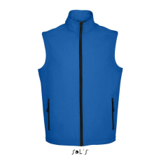 SOL'S RACE cipzáras férfi softshell mellény SO02887, Royal Blue-L