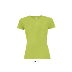 SOL'S raglános Női rövid ujjú sport póló SO01159, Apple Green-S