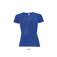 SOL'S raglános Női rövid ujjú sport póló SO01159, Royal Blue-S