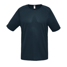 SOL'S raglános, rövid ujjú férfi sport póló SO11939, Petroleum Blue-XL