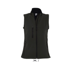 SOL'S RALLYE 3 rétegű vastag Nöi softshell mellény SO46801, Black-M