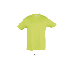 SOL'S REGENT KIDS környakas gyerek rövid ujjú pamut póló SO11970, Apple Green-10A