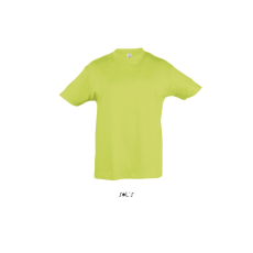 SOL'S REGENT KIDS környakas gyerek rövid ujjú pamut póló SO11970, Apple Green-6A