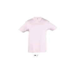 SOL'S REGENT KIDS környakas gyerek rövid ujjú pamut póló SO11970, Pale Pink-12A
