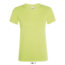 SOL&#039;S REGENT Női kereknyakú rövid ujjú pamut póló SO01825, Apple Green-2XL női póló