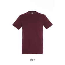 SOL&#039;S REGENT unisex kereknyakú rövid ujjú pamut póló SO11380, Burgundy-3XL férfi póló