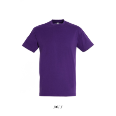 SOL'S REGENT unisex kereknyakú rövid ujjú pamut póló SO11380, Dark Purple-XL