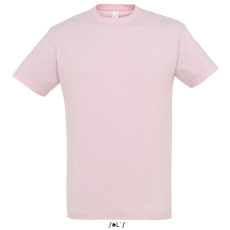 SOL'S REGENT unisex kereknyakú rövid ujjú pamut póló SO11380, Medium Pink-XL