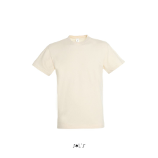 SOL'S REGENT unisex kereknyakú rövid ujjú pamut póló SO11380, Natural-XL férfi póló