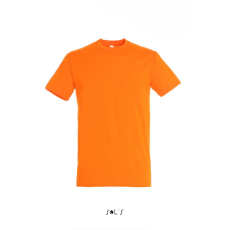 SOL'S REGENT unisex kereknyakú rövid ujjú pamut póló SO11380, Orange-XS