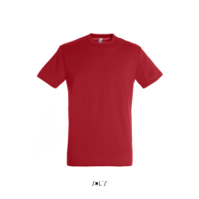 SOL'S REGENT unisex kereknyakú rövid ujjú pamut póló SO11380, Red-4XL férfi póló