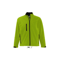 SOL'S RELAX vastag 3 rétegű férfi softshell dzseki SO46600, Green Absinthe-XL
