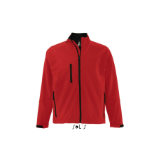 SOL'S RELAX vastag 3 rétegű férfi softshell dzseki SO46600, Pepper Red-L