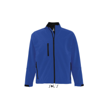 SOL&#039;S RELAX vastag 3 rétegű férfi softshell dzseki SO46600, Royal Blue-M férfi kabát, dzseki