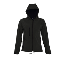SOL&#039;S REPLAY kapucnis cipzáras Női softshell dzseki SO46802, Black-S női dzseki, kabát
