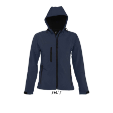 SOL&#039;S REPLAY kapucnis cipzáras Női softshell dzseki SO46802, French Navy-XL női dzseki, kabát