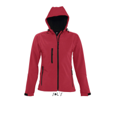 SOL&#039;S REPLAY kapucnis cipzáras Női softshell dzseki SO46802, Pepper Red-M női dzseki, kabát