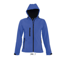 SOL&#039;S REPLAY kapucnis cipzáras Női softshell dzseki SO46802, Royal Blue-XL női dzseki, kabát
