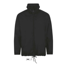 SOL'S széldzseki, gallérba rejtett kapucnival SO01618, Black-3XL