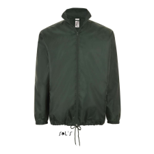 SOL&#039;S széldzseki, gallérba rejtett kapucnival SO01618, Forest Green-3XL férfi kabát, dzseki