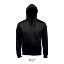 SOL'S unisex kapucnis pulóver SO02991, Black-L női pulóver, kardigán