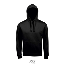 SOL'S unisex kapucnis pulóver SO02991, Black-S