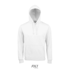 SOL'S unisex kapucnis pulóver SO02991, White-S női pulóver, kardigán