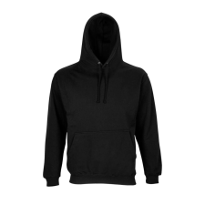 SOL'S unisex kapucnis pulóver SO03815, Black-S női pulóver, kardigán