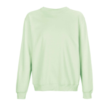 SOL&#039;S unisex környakas pulóver SO03814, Creamy Green-M női pulóver, kardigán