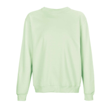 SOL&#039;S unisex környakas pulóver SO03814, Creamy Green-S női pulóver, kardigán