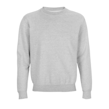 SOL&#039;S unisex környakas pulóver SO03814, Grey Melange-S női pulóver, kardigán