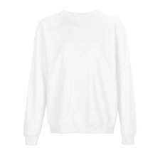 SOL&#039;S unisex környakas pulóver SO03814, White-M női pulóver, kardigán